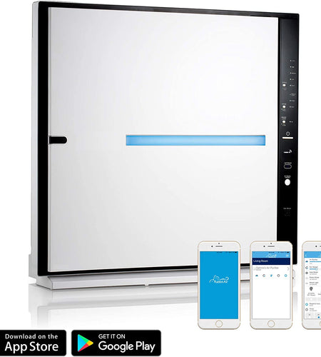 Minusa2 Ultra Quiet HEPA Air Purifier W/Wifi (SPA-780N, White, Pet Allergy)